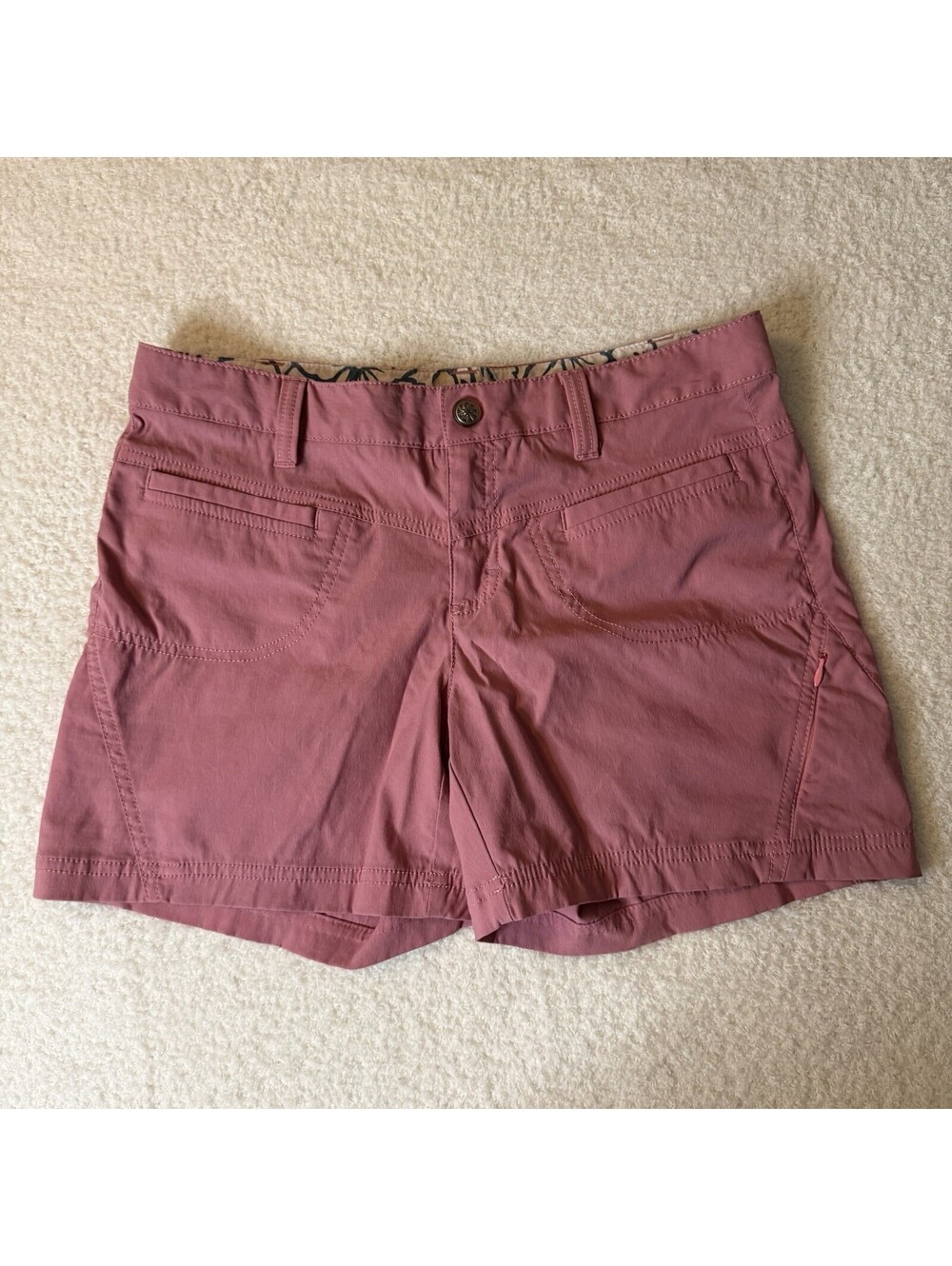 Athleta Women’s Shorts Size 6 Lot of 2 Pink Blue Stretch Hiking Casual - Picture 3 of 15